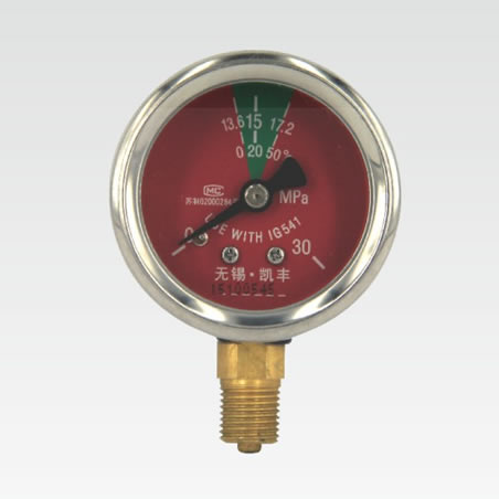 Firefighting pressure gauge