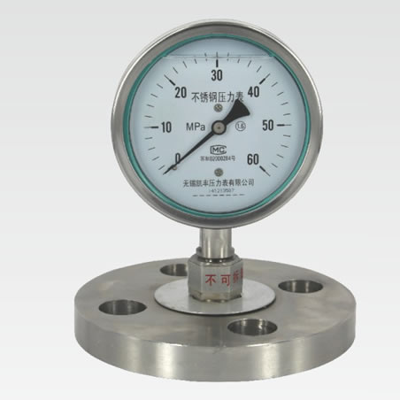 Diaphragm pressure gauge